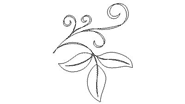 Apple leaf sprig b