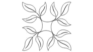 Apple leaf sq b